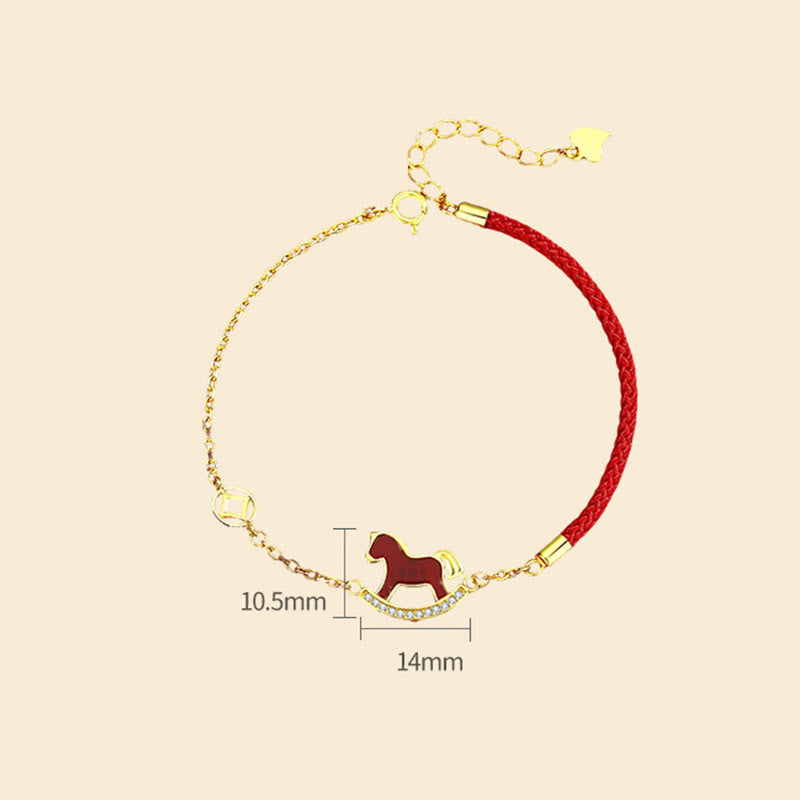 Buddha Stones aus 925er Sterlingsilber mit rotem Achat im Design des Jahres des Pferdes – Symbol des Selbstvertrauens - image 14