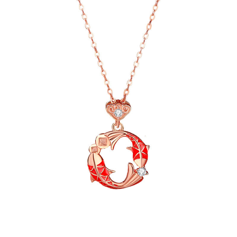 Ohrringe mit Buddha Stones , 925er Sterlingsilber, 18 Karat vergoldet, Koi-Fisch-Symbol-Design, Schutzmotiv - image 15