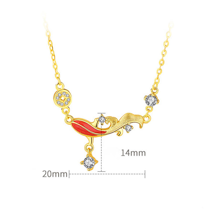 Buddha Stones aus 925er Sterlingsilber mit Koi-Karpfen-Motiv und roter Schnur - image 9