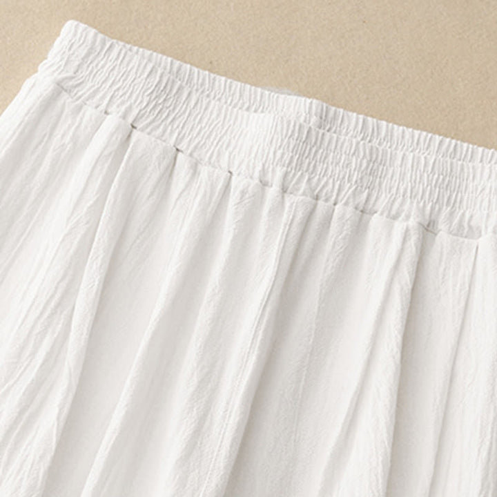 Buddha Stones Commute Damen-Haremshose mit elastischem Bund, Baumwolle, Länge 7-8, mit Taschen - image 11