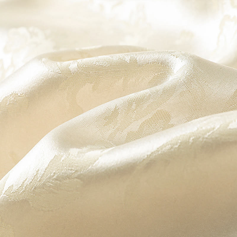 Buddha Stones Jacquard High Waist Design Damen Weites Bein Thermohose mit Taschen - image 7