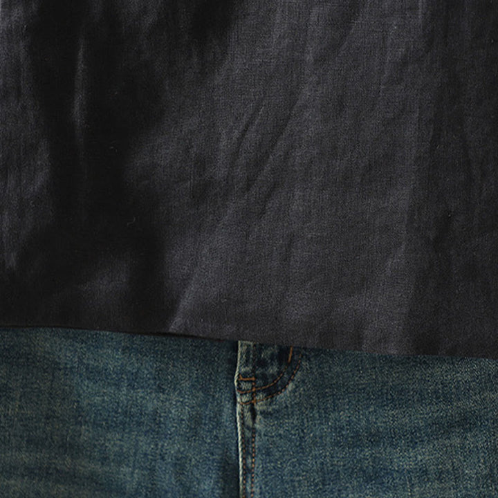 Ärmellose Damenweste mit Buddha Stones Blumenmuster, V-Ausschnitt und Froschknopfverschluss - image 18