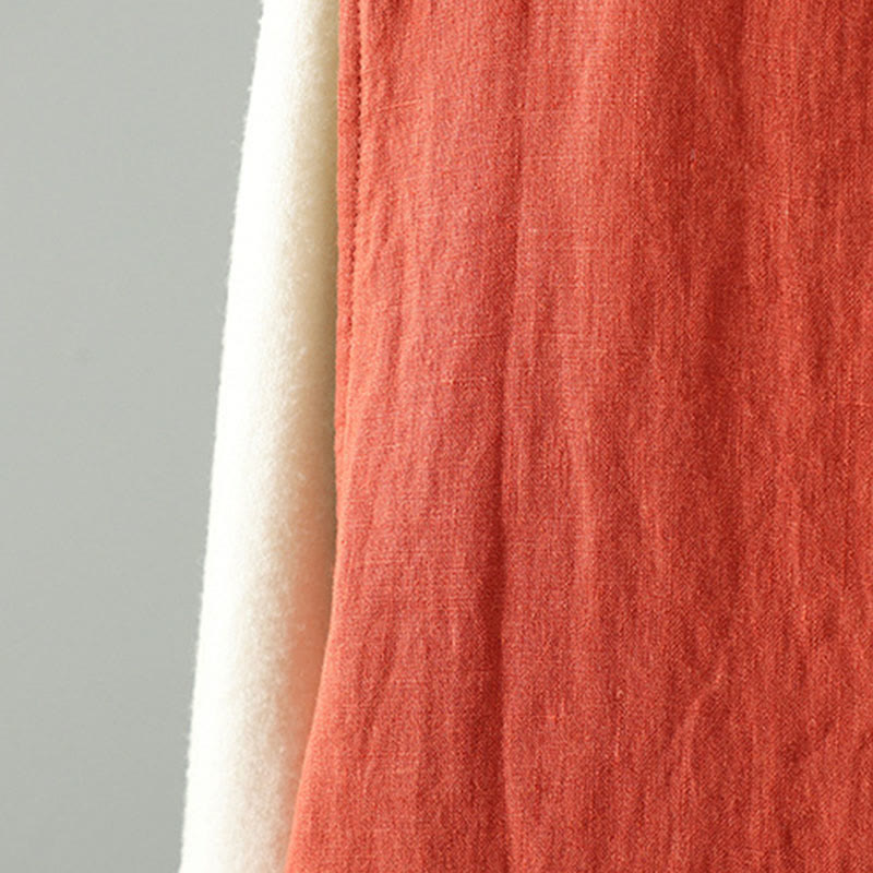 Ärmellose Damenweste mit Buddha Stones Blumenmuster, V-Ausschnitt und Froschknopfverschluss - image 10