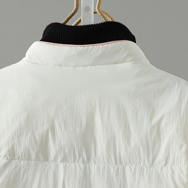 Buddha Stones , Pfirsichblütenstickerei, Froschknopfleiste, langärmelige Thermojacke für Damen mit Taschen - image 18