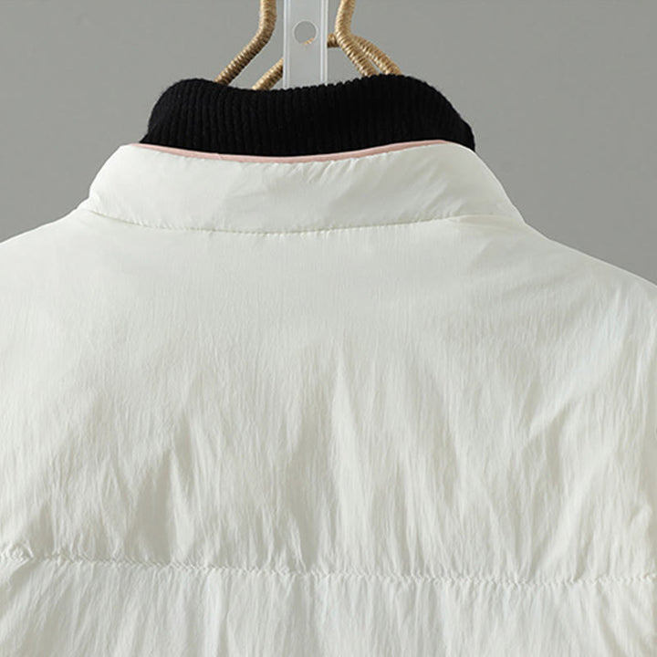 Buddha Stones , Pfirsichblütenstickerei, Froschknopfleiste, langärmelige Thermojacke für Damen mit Taschen - image 18