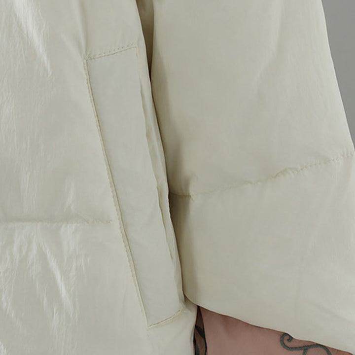 Buddha Stones , Pfirsichblütenstickerei, Froschknopfleiste, langärmelige Thermojacke für Damen mit Taschen - image 22