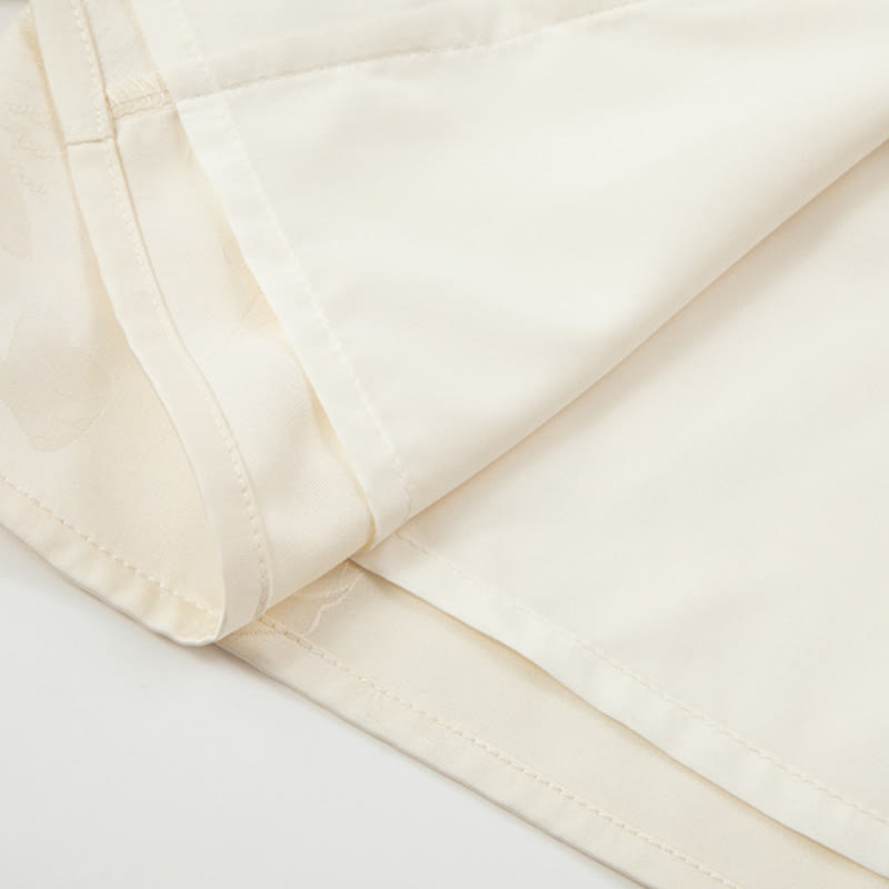 Damenjacke mit Buddha Stones , Herbstblumenstickerei, Froschknopf-Design und langen Ärmeln - image 9