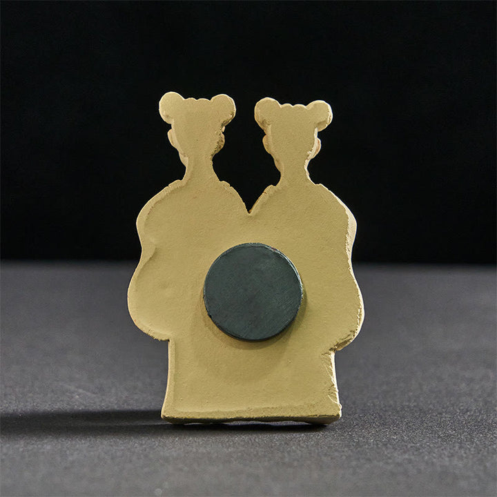 Buddha Stones, FU-Hunde, Zwillinge, Buddha-Quadrat, Ding-Design, Kühlschrankmagnet, Heimdekoration - image 9
