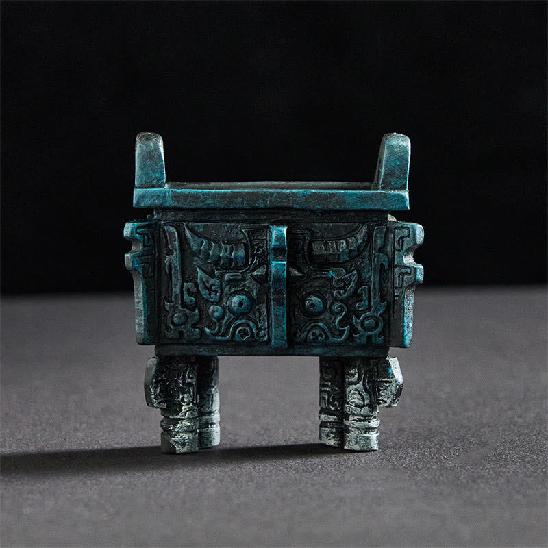 Buddha Stones, FU-Hunde, Zwillinge, Buddha-Quadrat, Ding-Design, Kühlschrankmagnet, Heimdekoration - Quadratischer Ding 6*5*2,5 cm (mit magnetischer Rückseite) - image 17