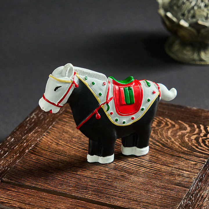 Kühlschrankmagnet mit Buddha Stones und Pferdemotiv – Symbol für Wohlstand und Wohndekoration - image 4