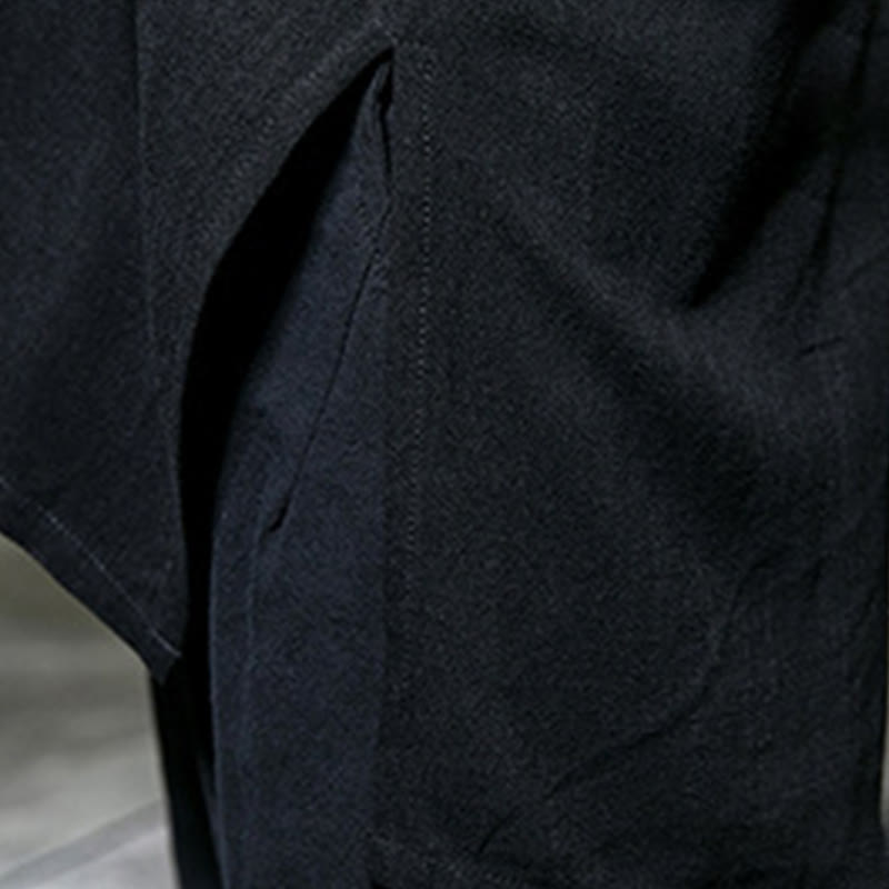 Buddha Stones, Drache, Phönix, offene Langarmjacke, Herren-Baumwollkimono - image 8