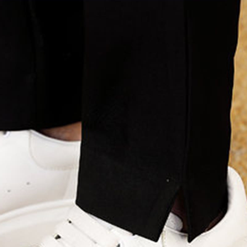 Buddha Stones 2-teiliges Tang-Anzug-Set mit Bambus-Knopfleiste, bestehend aus langärmligem Hemd und Hose. - image 9