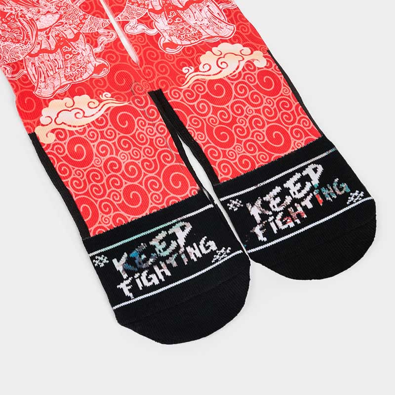Buddha Stones Casual Gott des Reichtums Auspicious Clouds Micro Crew Herren Damen Unisex Socken - image 12
