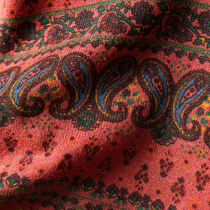 Buddha Stones ​​Herbstpflanzen-Blumenmuster Rundhalsausschnitt Langarm Damen Baumwollpullover mit Tasche - image 8