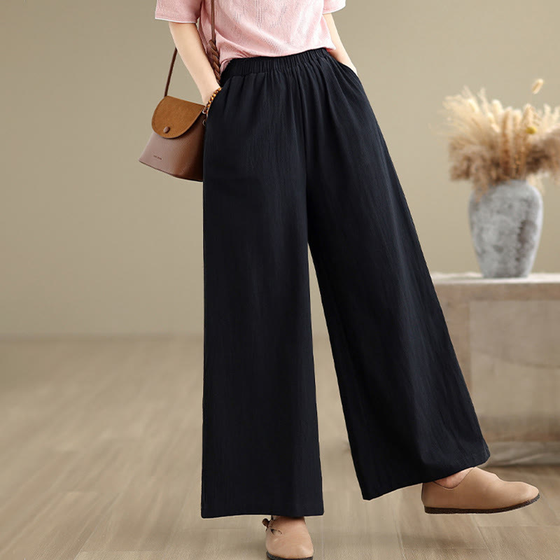 Buddha Stones Damenhemd und Hose mit Froschknopfleiste, langen Ärmeln und Taschen aus Baumwolljacquard - Schwarze Hose - US 8-10, UK/AU 12-14, EU 40-42 (2XL) - image 23