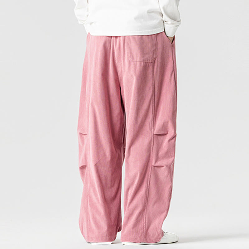 Buddha Stones Winter Cordhose für Herren mit weitem Bein und Taschen - image 8