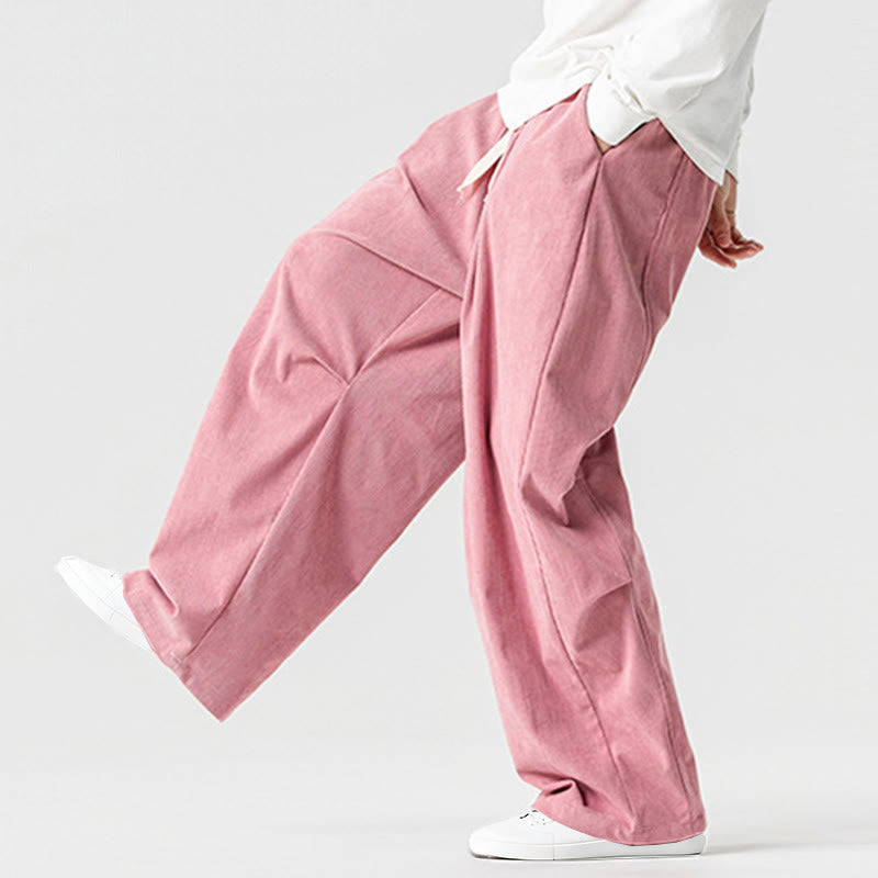 Buddha Stones Winter Cordhose für Herren mit weitem Bein und Taschen - image 13