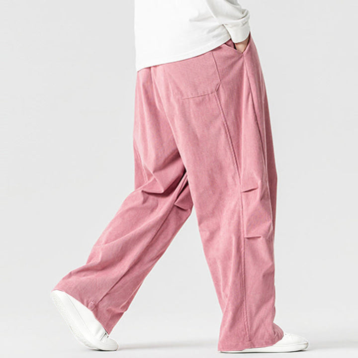 Buddha Stones Winter Cordhose für Herren mit weitem Bein und Taschen - image 10