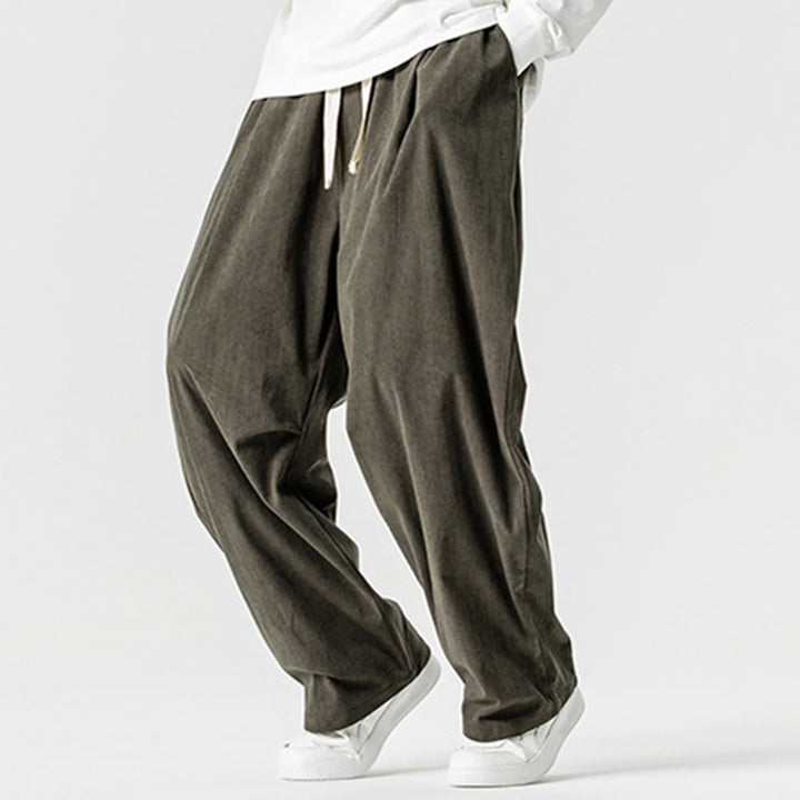 Buddha Stones Winter Cordhose für Herren mit weitem Bein und Taschen - image 28