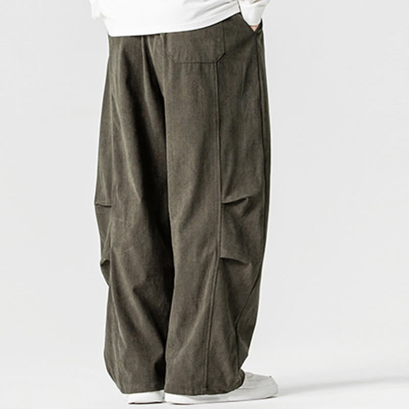 Buddha Stones Winter Cordhose für Herren mit weitem Bein und Taschen - image 27