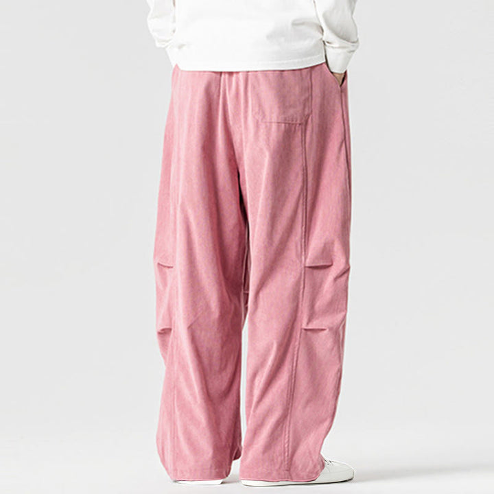 Buddha Stones Winter Cordhose für Herren mit weitem Bein und Taschen - image 8