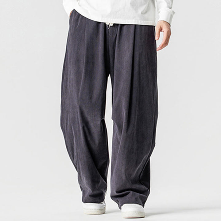 Buddha Stones Winter Cordhose für Herren mit weitem Bein und Taschen - image 21