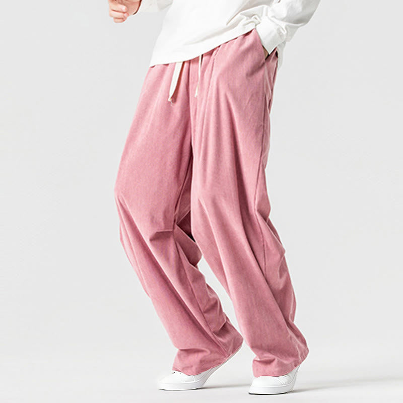 Buddha Stones Winter Cordhose für Herren mit weitem Bein und Taschen - image 12