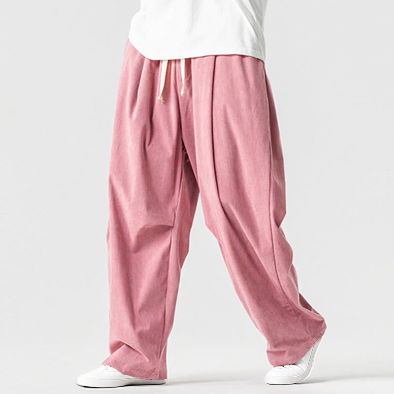 Buddha Stones Winter Cordhose für Herren mit weitem Bein und Taschen - image 9