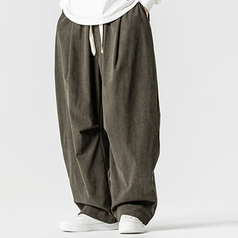 Buddha Stones Winter Cordhose für Herren mit weitem Bein und Taschen - image 24