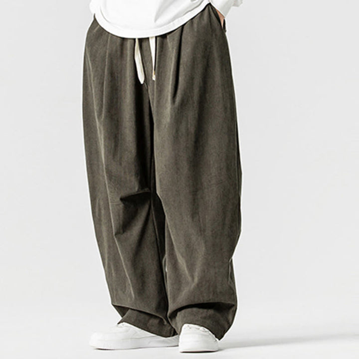 Buddha Stones Winter Cordhose für Herren mit weitem Bein und Taschen - image 24