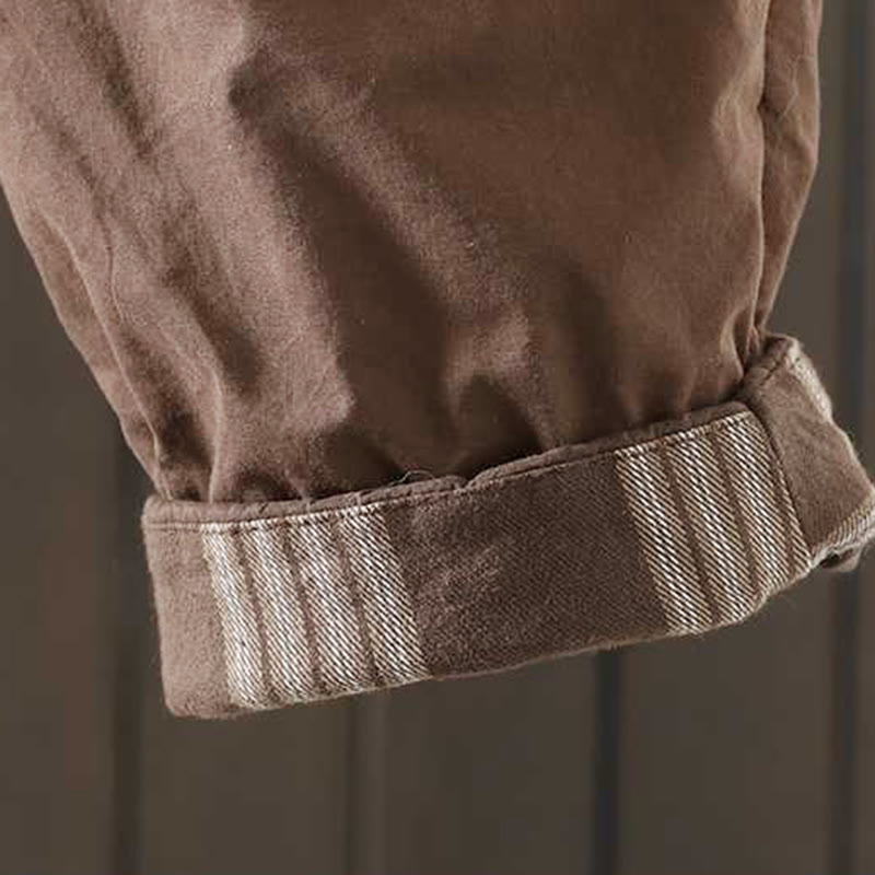 Buddha Stones Damen Winter-Haremshose mit Kordelzug, Fleece-Futter und Taschen - image 17