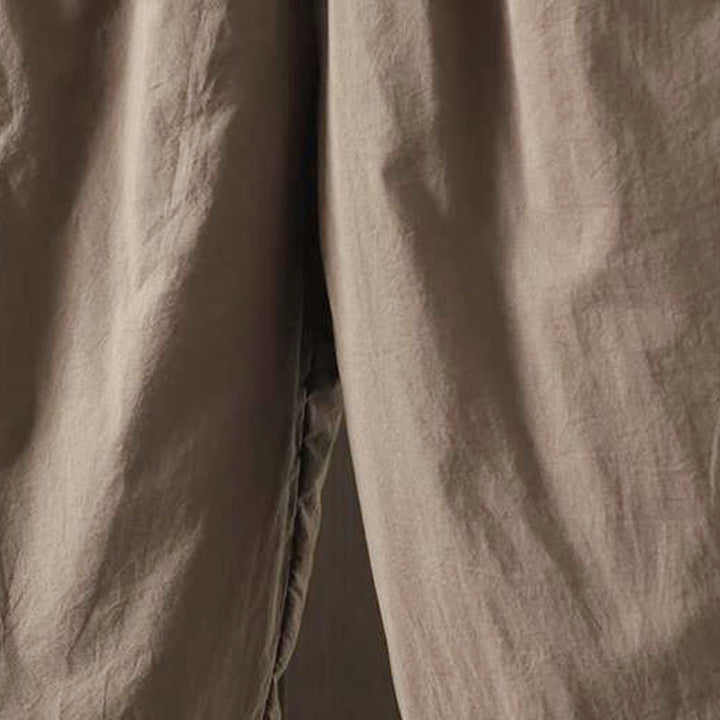 Buddha Stones Damen Winter-Haremshose mit Kordelzug, Fleece-Futter und Taschen - image 8