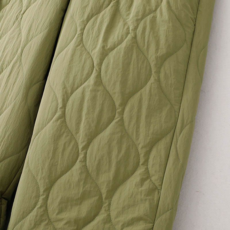 Buddha Stones Damen-Thermohose mit Taschen, schlichtem Design, elastischem Bündchen, Kordelzug und dicker Polsterung - image 16