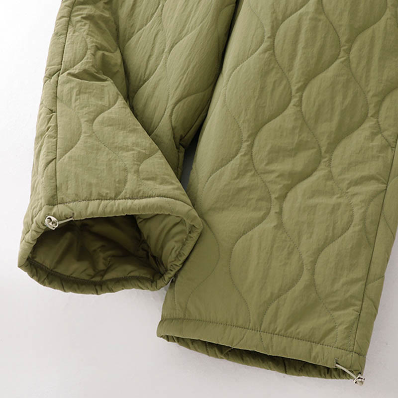 Buddha Stones Damen-Thermohose mit Taschen, schlichtem Design, elastischem Bündchen, Kordelzug und dicker Polsterung - image 18