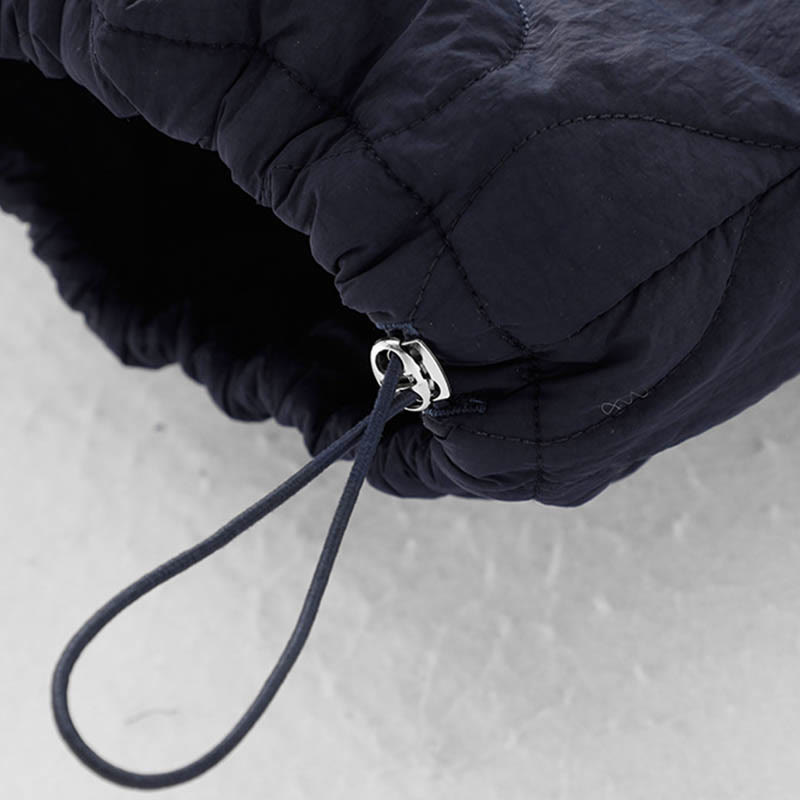 Buddha Stones Damen-Thermohose mit Taschen, schlichtem Design, elastischem Bündchen, Kordelzug und dicker Polsterung - image 8