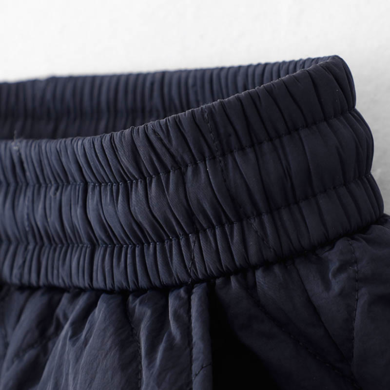 Buddha Stones Damen-Thermohose mit Taschen, schlichtem Design, elastischem Bündchen, Kordelzug und dicker Polsterung - image 4