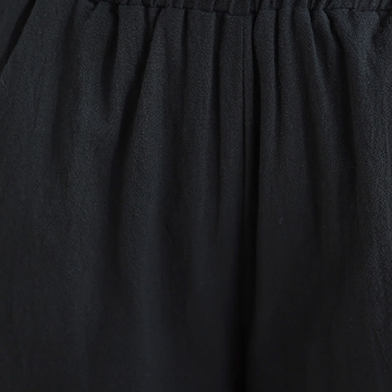 Buddha Stones ​​2-teiliges Zen-Meditations-Set für Damen: Langarmshirt mit V-Ausschnitt und Hose mit weitem Bein - image 20