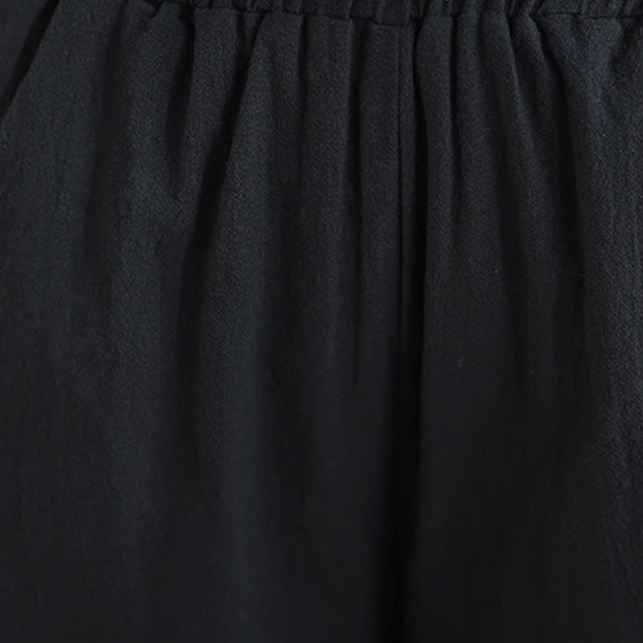 Buddha Stones ​​2-teiliges Zen-Meditations-Set für Damen: Langarmshirt mit V-Ausschnitt und Hose mit weitem Bein - image 20