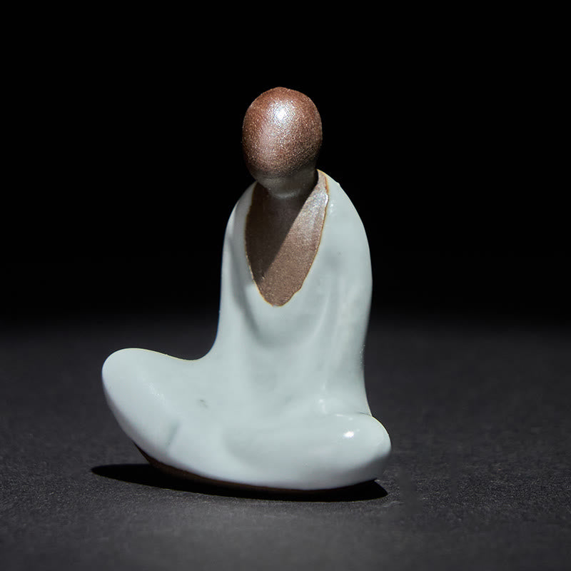 Buddha Stones, kleine formlose Buddha-Meditationsstatue aus Keramik, Zen-Heimdekoration, 4 x 2,5 x 5 cm - Buddha 4 x 2,5 x 5 cm - image 0