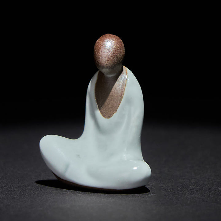 Buddha Stones, kleine formlose Buddha-Meditationsstatue aus Keramik, Zen-Heimdekoration, 4 x 2,5 x 5 cm - Buddha 4 x 2,5 x 5 cm - image 0
