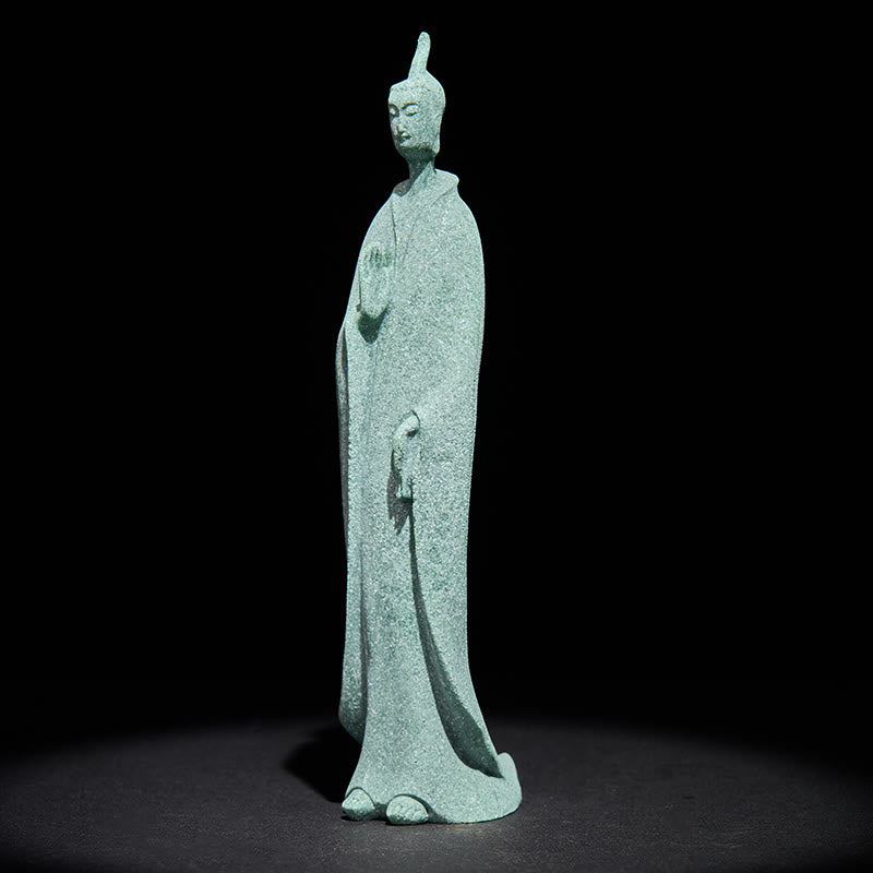 Buddha Stones , Meditations-Buddha, stehende Statue, Sandstein, Heimdekoration, 3,8 x 6,5 x 17 cm - Buddha 3,8 x 6,5 x 17 cm - image 0