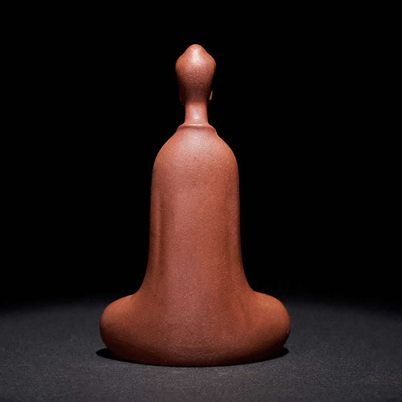 Buddha Stones, formloser Buddha aus violettem Ton, Ruheoase, Dekoration für Zuhause und Schreibtisch, 5,7 x 9,6 cm - image 4