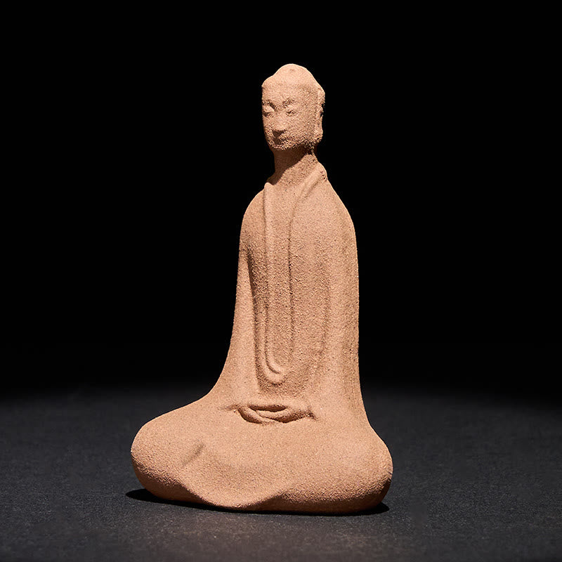 Buddha Stones, sitzender, betender Buddha, Keramikstatue, Zen-Heimdekoration, 5 x 3 x 8,5 cm - Buddha 5*3*8,5cm - image 0
