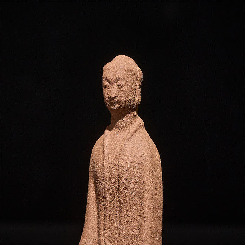 Buddha Stones, sitzender, betender Buddha, Keramikstatue, Zen-Heimdekoration, 5 x 3 x 8,5 cm - image 6