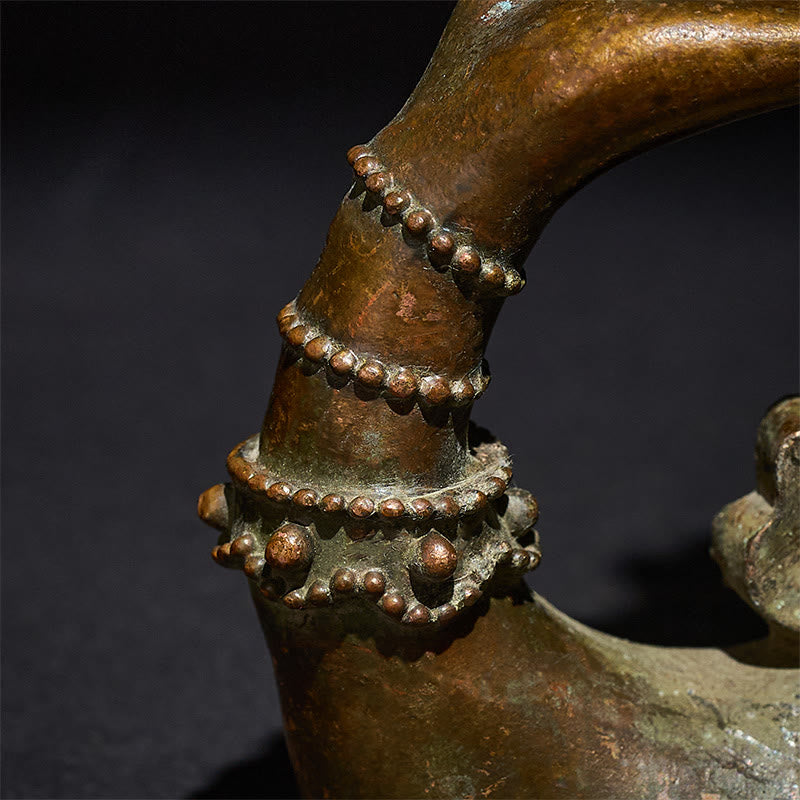 Buddha Stones ​​Klassische Buddha-Hand Lotus-Legierung Heimdekoration 4,7 x 2,9 x 8,4 cm - image 7