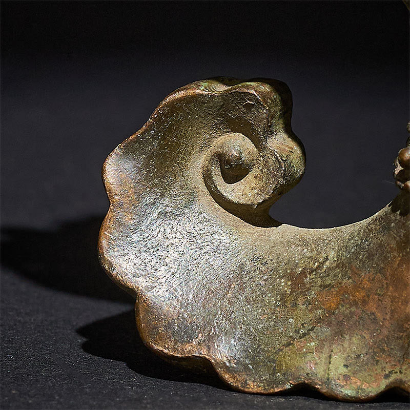 Buddha Stones ​​Klassische Buddha-Hand Lotus-Legierung Heimdekoration 4,7 x 2,9 x 8,4 cm - image 6