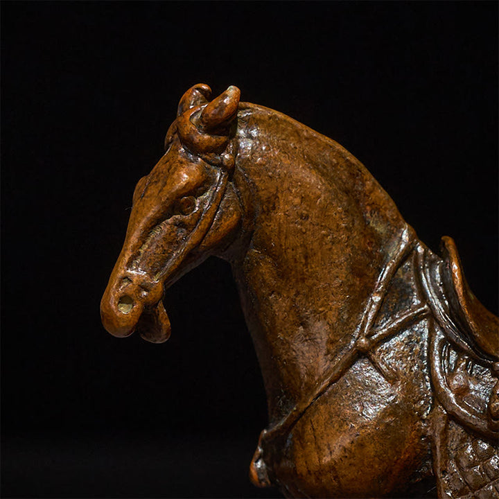 Buddha Stones , antikes Jahr des Pferdes, Legierung, Heimdekoration, 7,5 x 2,6 x 7 cm - image 7