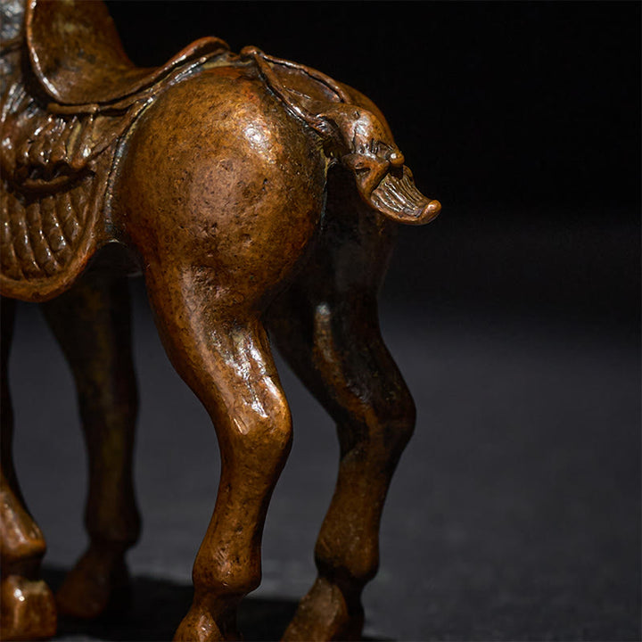 Buddha Stones , antikes Jahr des Pferdes, Legierung, Heimdekoration, 7,5 x 2,6 x 7 cm - image 9