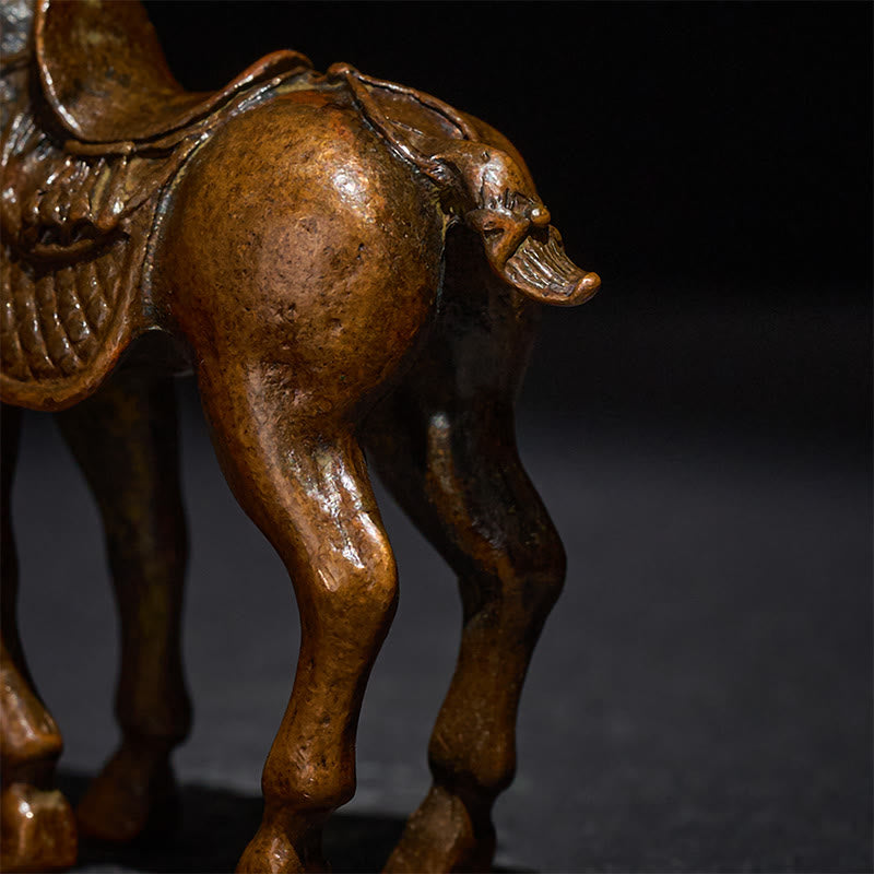 Buddha Stones , antikes Jahr des Pferdes, Legierung, Heimdekoration, 7,5 x 2,6 x 7 cm - image 9