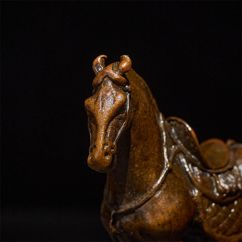 Buddha Stones , antikes Jahr des Pferdes, Legierung, Heimdekoration, 7,5 x 2,6 x 7 cm - image 6